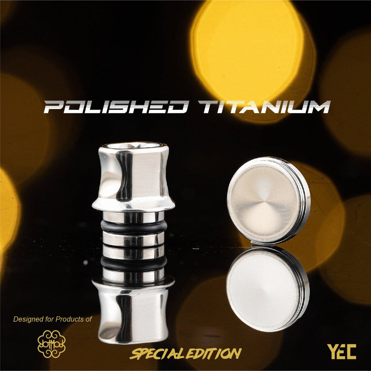 Tip sets for Authentic Dot in Titanium Grade 5 - Polished version