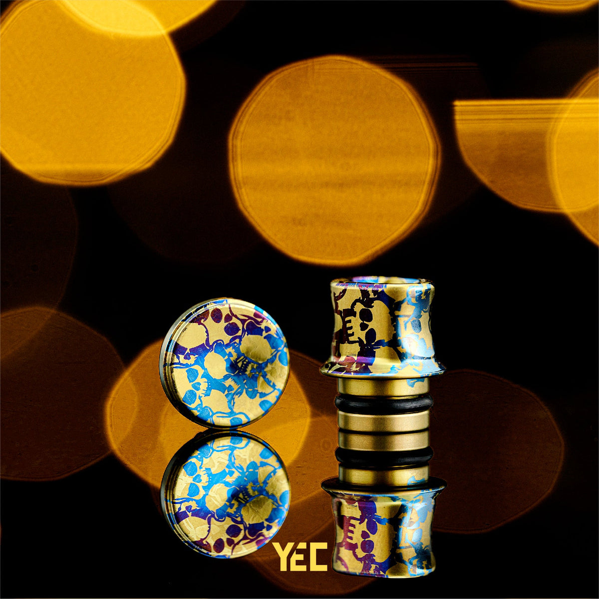 Tip sets for Authentic Dot in Titanium Grade 5 - (Skull version)