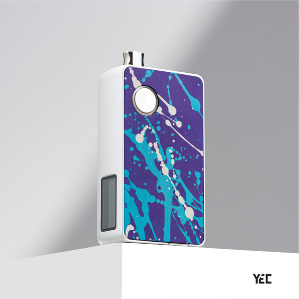 Aluminum Curved Doors - Dot AIO (Supersource x YEC collab) Blue x Purple Splatter