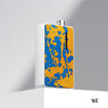 Aluminum Curved Doors - Dot AIO (Supersource x YEC collab) Blue - Orange Splatter