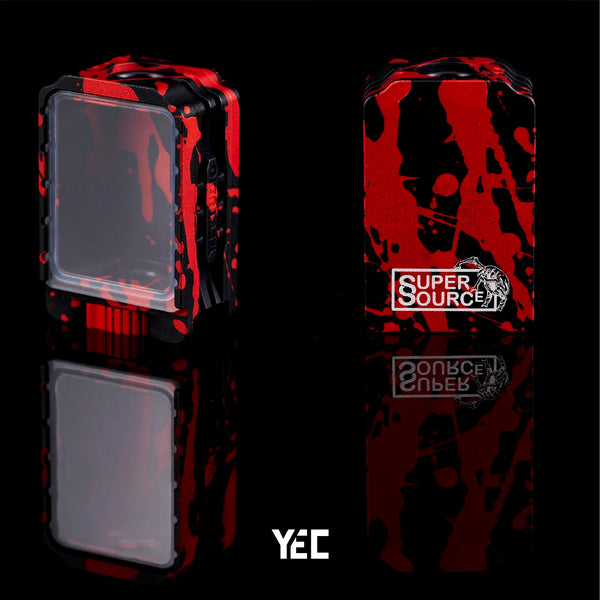 Splatter - Container X  (YEC Studio collab with SuperSource) Black - Red