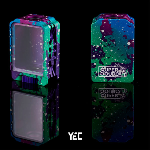 Galaxy  - Container X  (YEC Studio collab with SuperSource) Blue - Green - Purple
