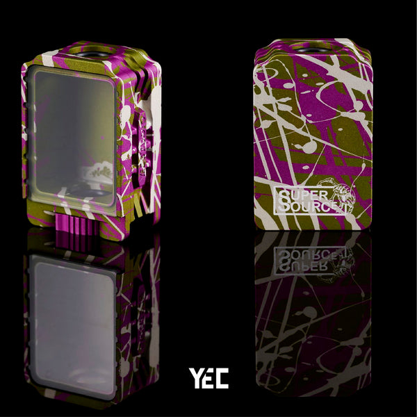 Splatter - Container X  (YEC Studio collab with SuperSource) Moss color - Purple - Raw color