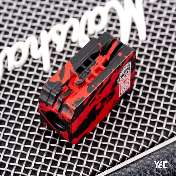 Splatter - Container X  (YEC Studio collab with SuperSource) Black - Red